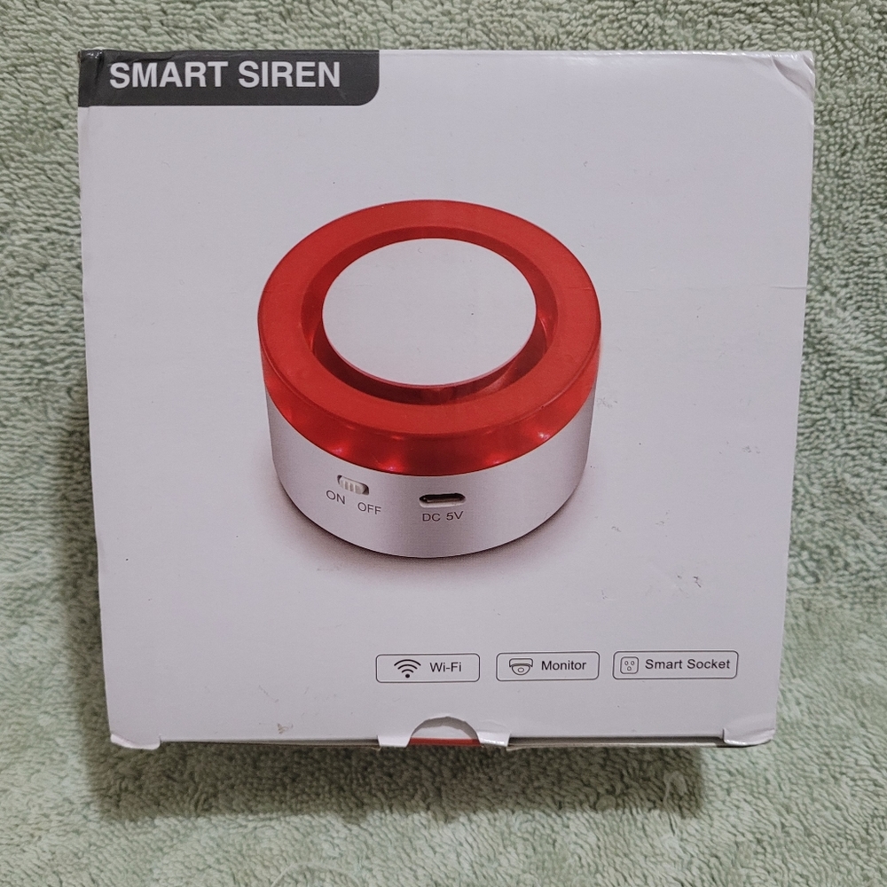 Wifi Smart Home Security Protection Alarm Kits Strobe Flash Siren Wireless 433.